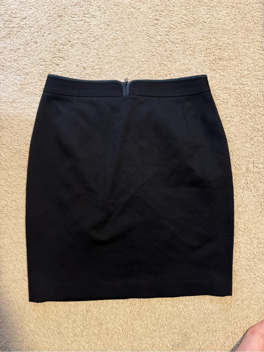 Tahari Black Tailored Pencil Skirt